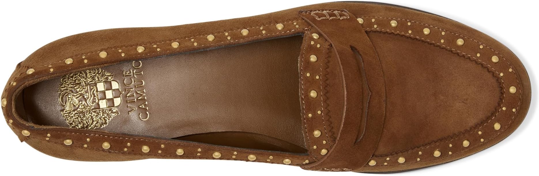 Лоферы Vince Camuto Camdyn Studded Flat Loafer, цвет Burnt Sugar — фото 2