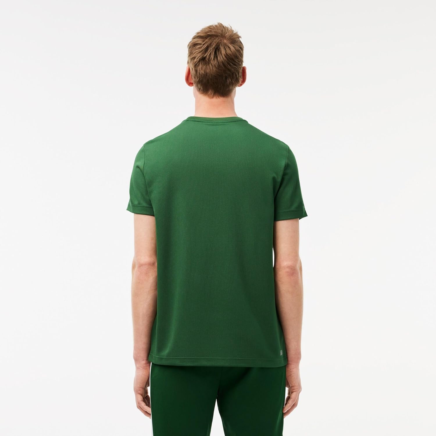 Футболка Lacoste Sport Ultra Dry Pique, мужская, зеленая — фото 3