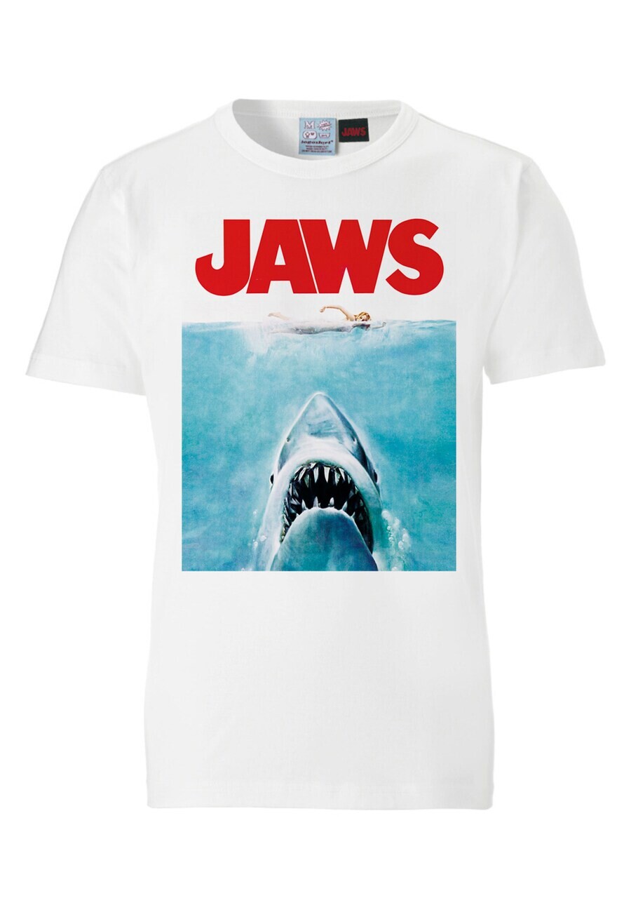 

Футболка LOGOSHIRT Shirt Jaws - Der weisse Hai, белый