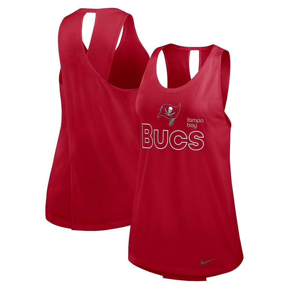 

Женская красная майка Nike Tampa Bay Buccaneers Performance, цвет Buc Red