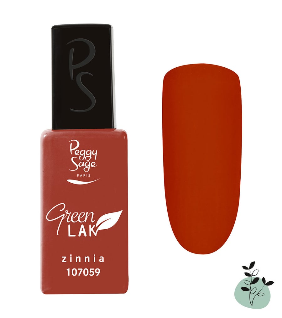 

Зеленый лак для ногтей LAK Zinnia Classic UV/LED 10 мл Peggy Sage
