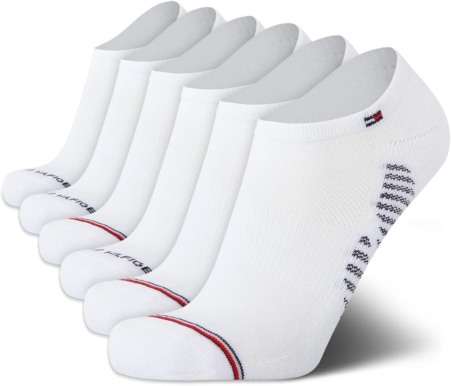 

Мужские спортивные носки Tommy Hilfiger - носки с низкой посадкой (6 шт.), Premium White