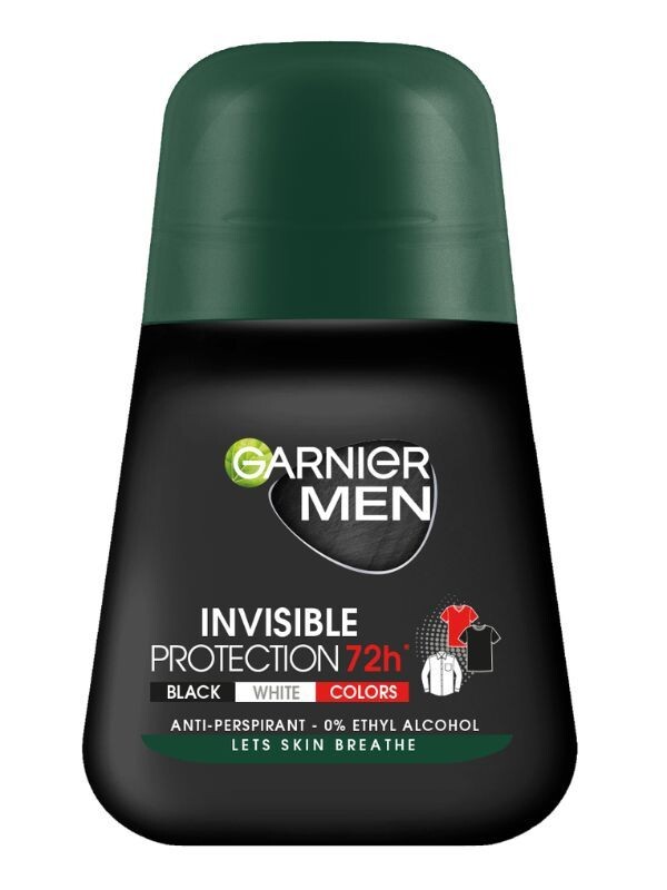 

Garnier Men Invisible Black White Color антиперспирант для мужчин, 50 ml