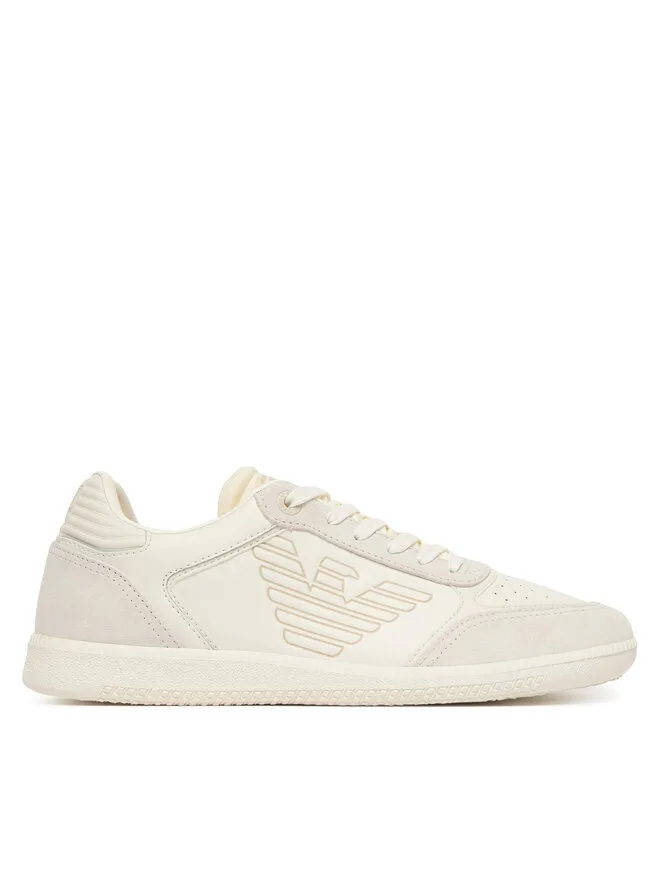 EA7 Emporio Armani Кроссовки 7X000405 AF19826 MZ599 кремового цвета
