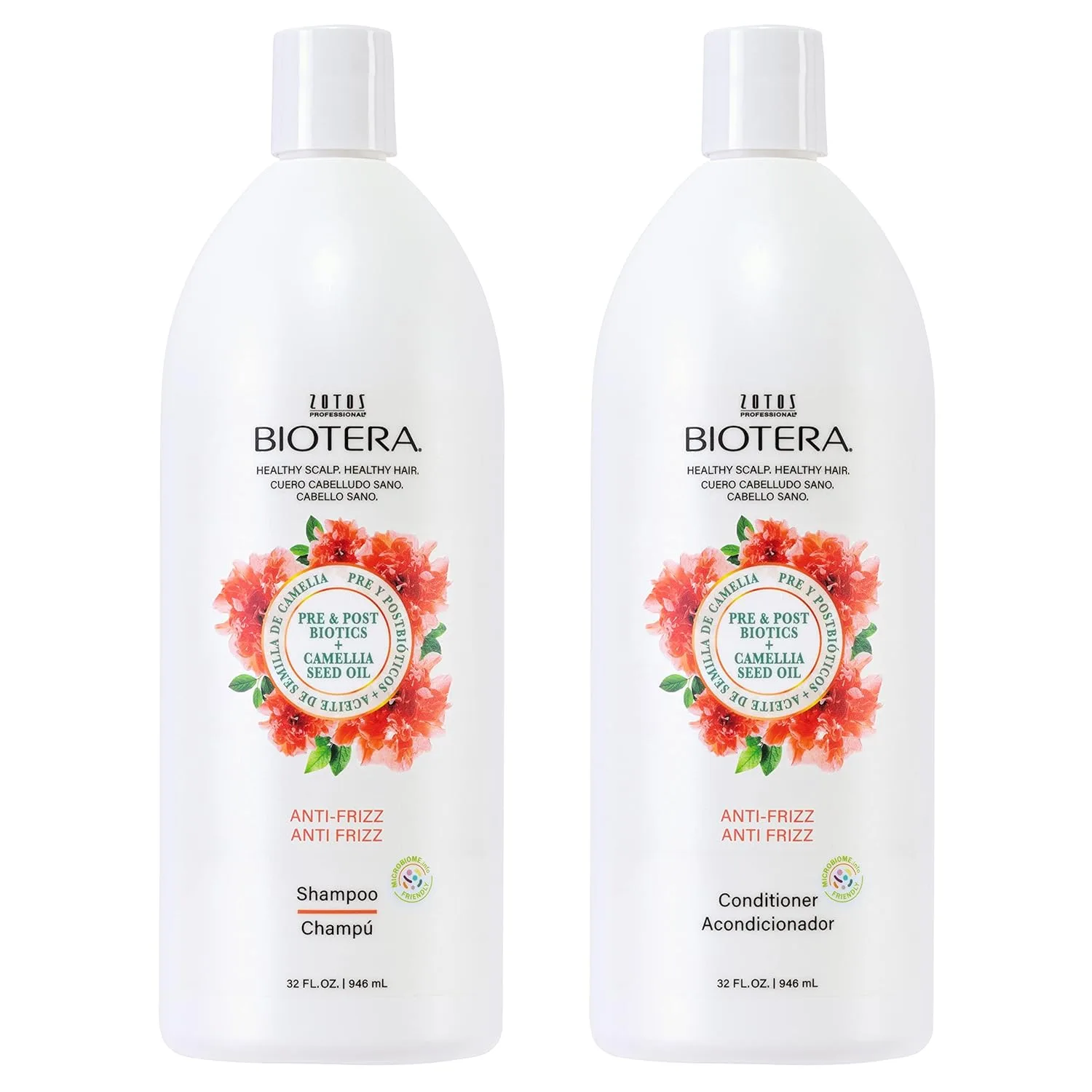 Шампунь против пушистости Biotera Anti Frizz Smoothing 946 мл (2 шт.), Green
