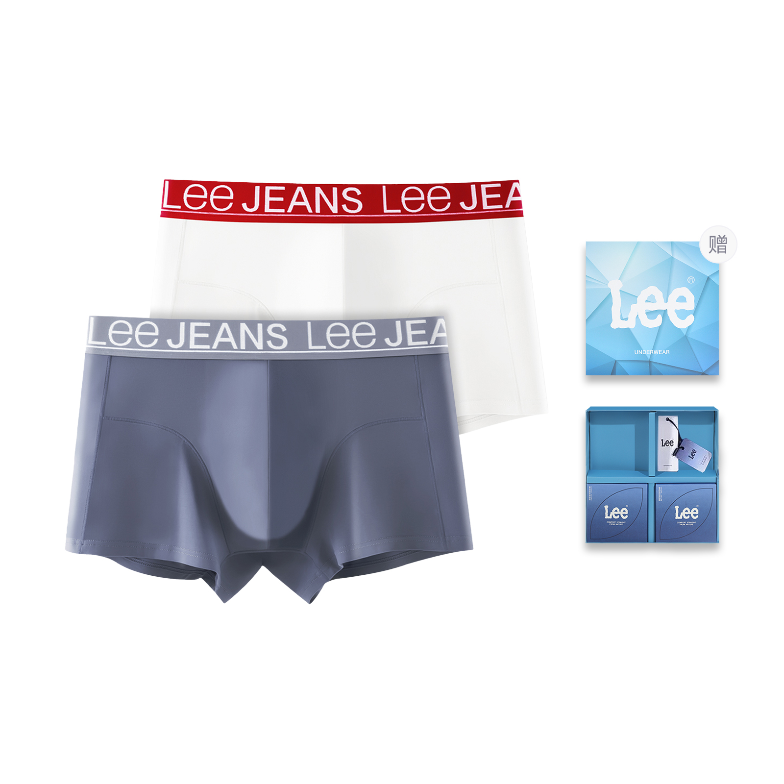 

Sunset 4.0 трусы мужские подарочный набор комбинация Lee, серый