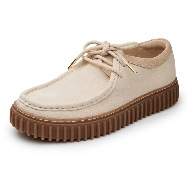 Мужские бежевые повседневные туфли Thorhill Lo от Clarks