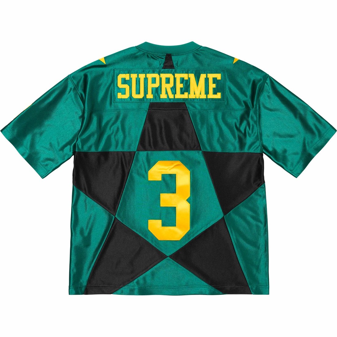 Футболка Star Football Jersey Supreme, Темно-зеленая/Темно-зеленая — фото 4