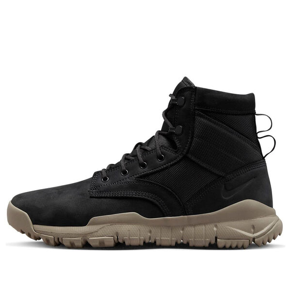 

Кроссовки sfb 6' leather boot 'black & light taupe' Nike, черный