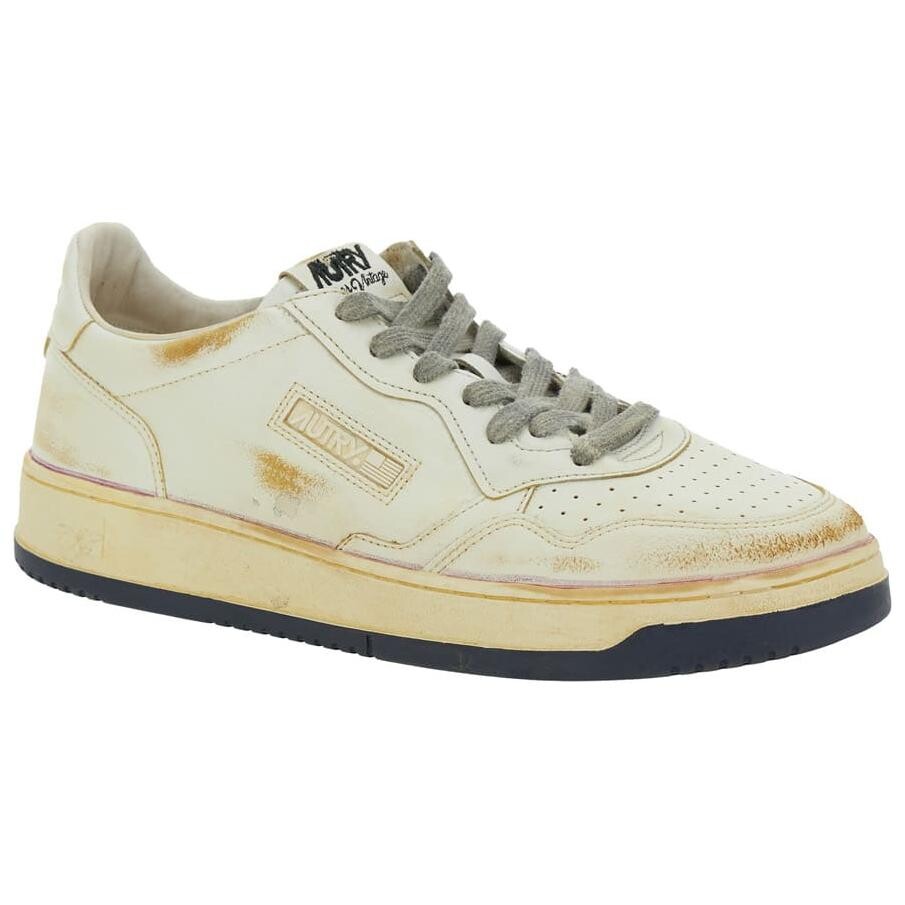 Кроссовки AUTRY Super Vintage Skateboarding Shoes Men Low-top, бежевый — фото 3