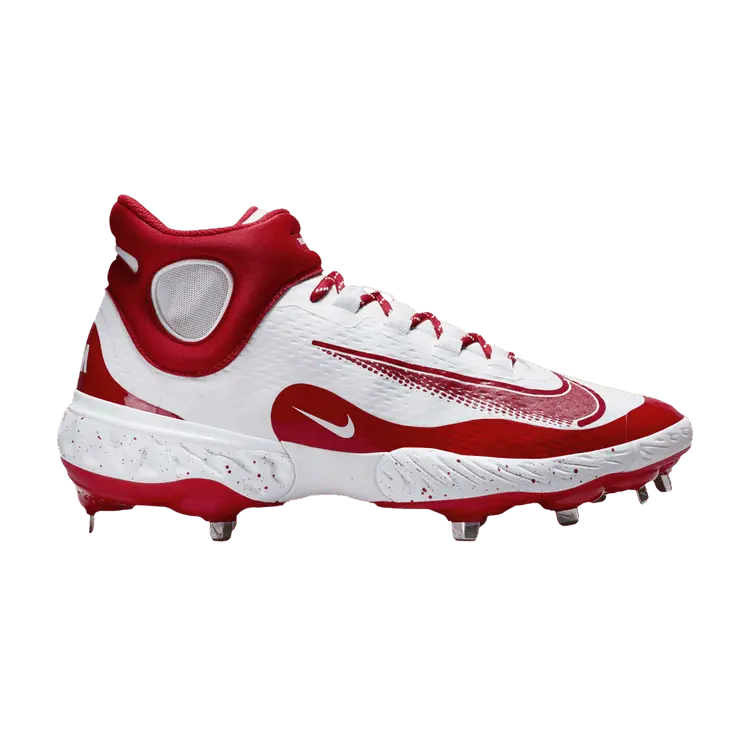 

Кроссовки Nike Alpha Huarache Elite 4 Mid White University Red, красный