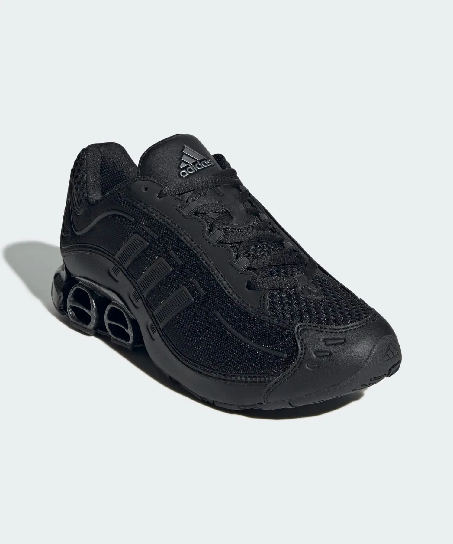 Кроссовки с мегаподошвой adidas Originals Megaride O1 черные — фото 4