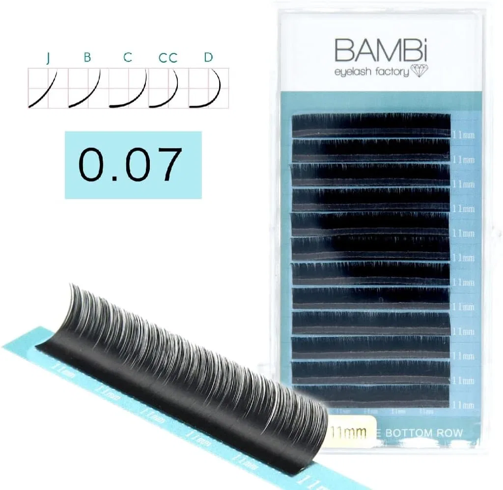 Ресницы J Curl Sable Volume 0.07 мм 8-13 мм, 9 мм
