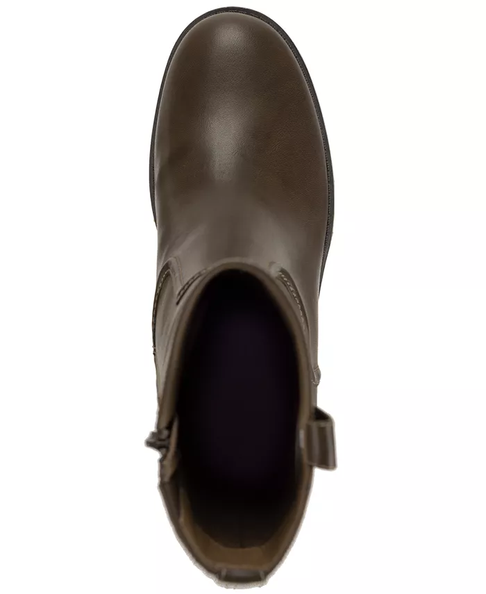 Женские сапоги Inezz Mid Shaft из искусственной кожи Style & Co, коричневый — фото 4