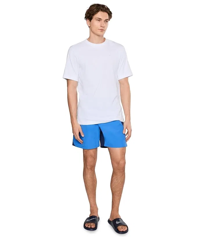 Плавки Nike Zip Color Block 7" Fully Lined Volley, Blue Crystal — фото 2