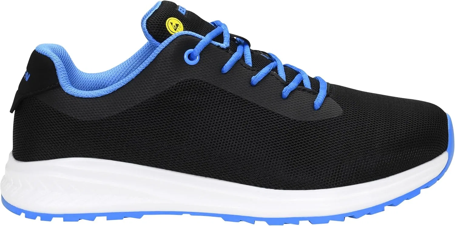 Рабочие ботинки ELTEN Marais Black-Blue Low ESD O1, женские и мужские, текстильные, легкие, спортивные — фото 2