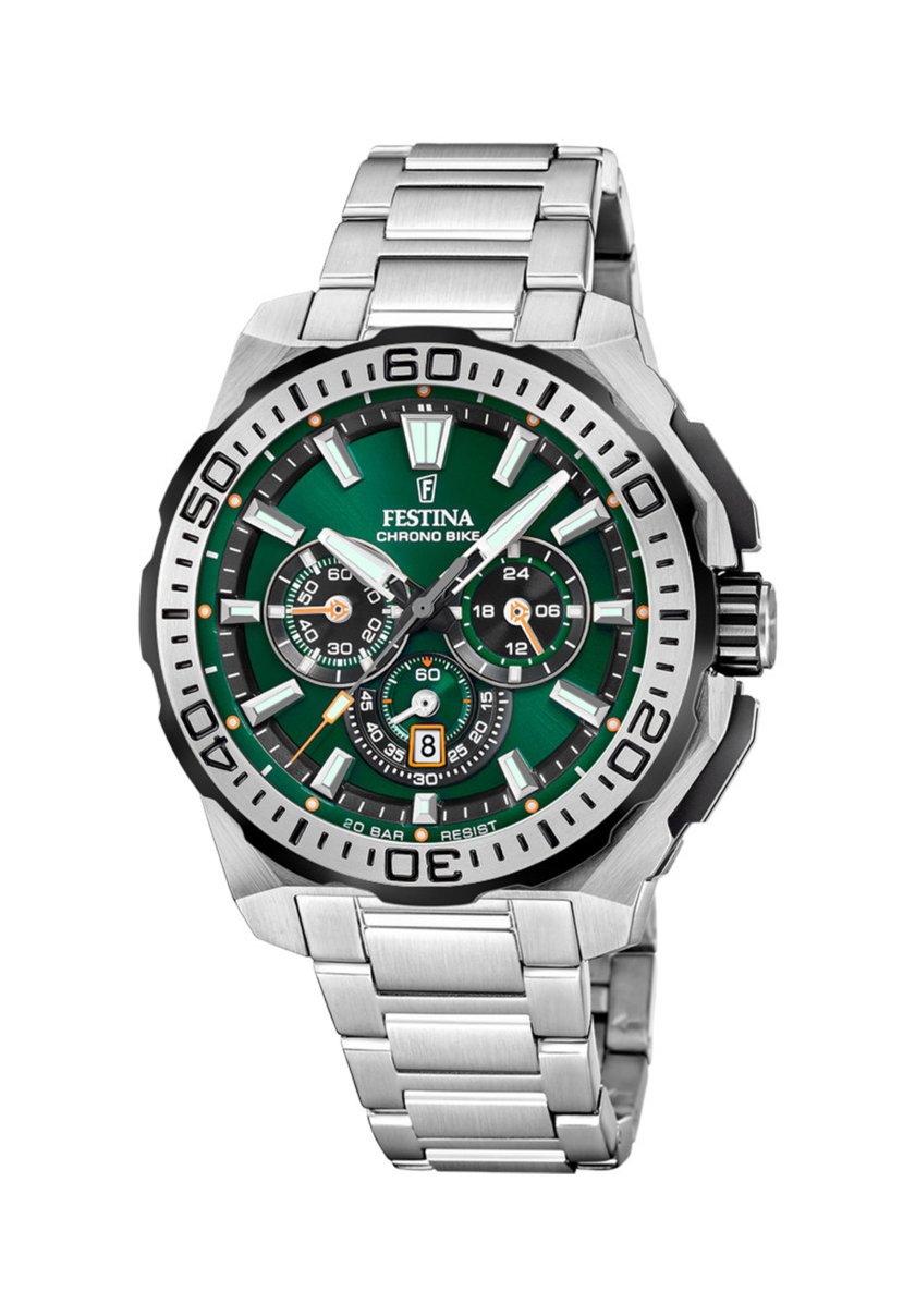 

Часы с хронографом Festina, зеленый