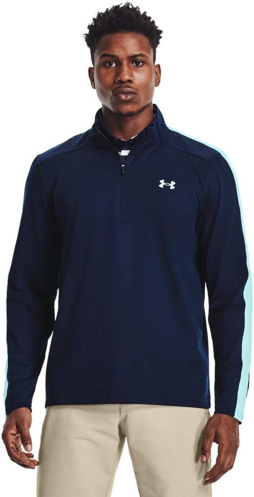 

Мужская футболка Under Armour Storm Midlayer с полумолнией, Academy Blue (408)/Breeze, Синий, Мужская футболка Under Armour Storm Midlayer с полумолнией, Academy Blue (408)/Breeze