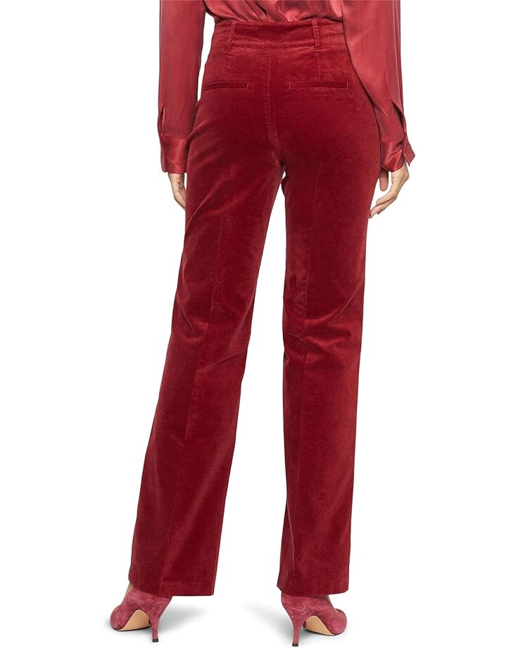 

Брюки NYDJ Straight Leg Trousers, цвет Boysenberry