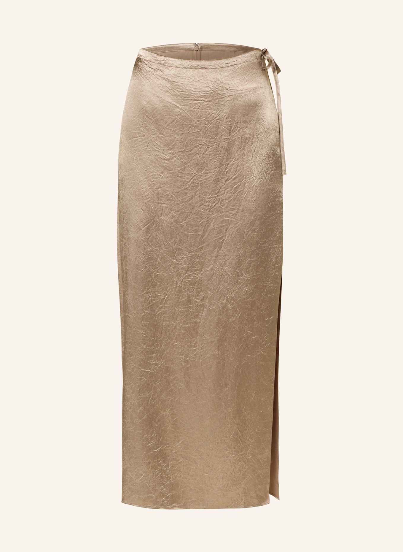 

Атласная юбка Filippa K, коричневый