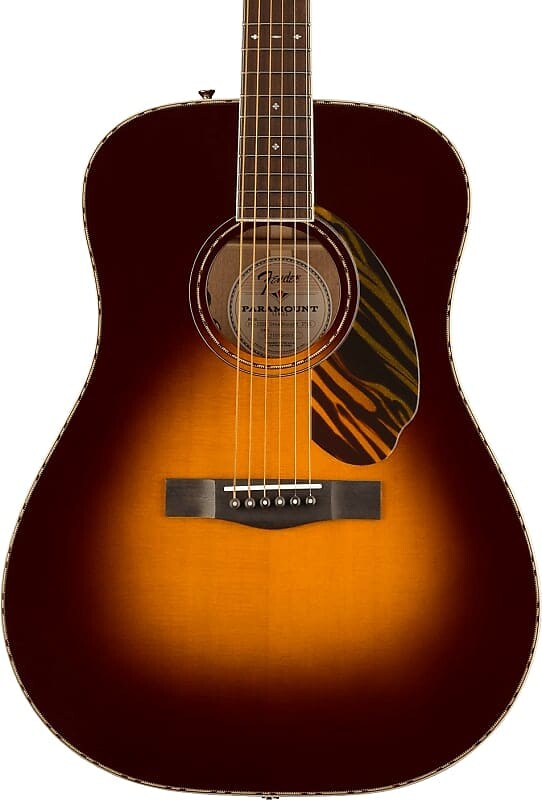 

Акустическая гитара Fender PD-220E Dreadnought Acoustic Guitar. Ovangkol Fingerboard, 3-Color Vintage Sunburst