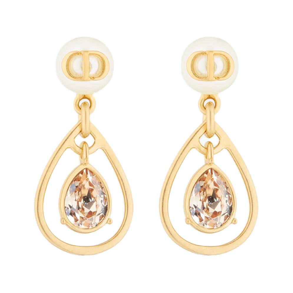

Женские золотые серьги из жемчужной смолы DIOR