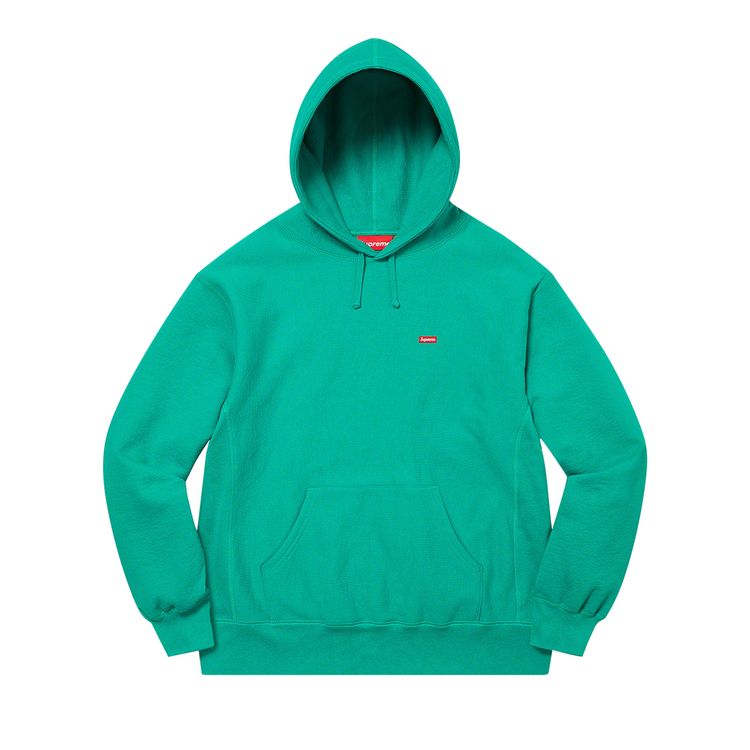 

Толстовка Supreme Small Box Hooded Sweatshirt Dark Aqua, бирюзовый