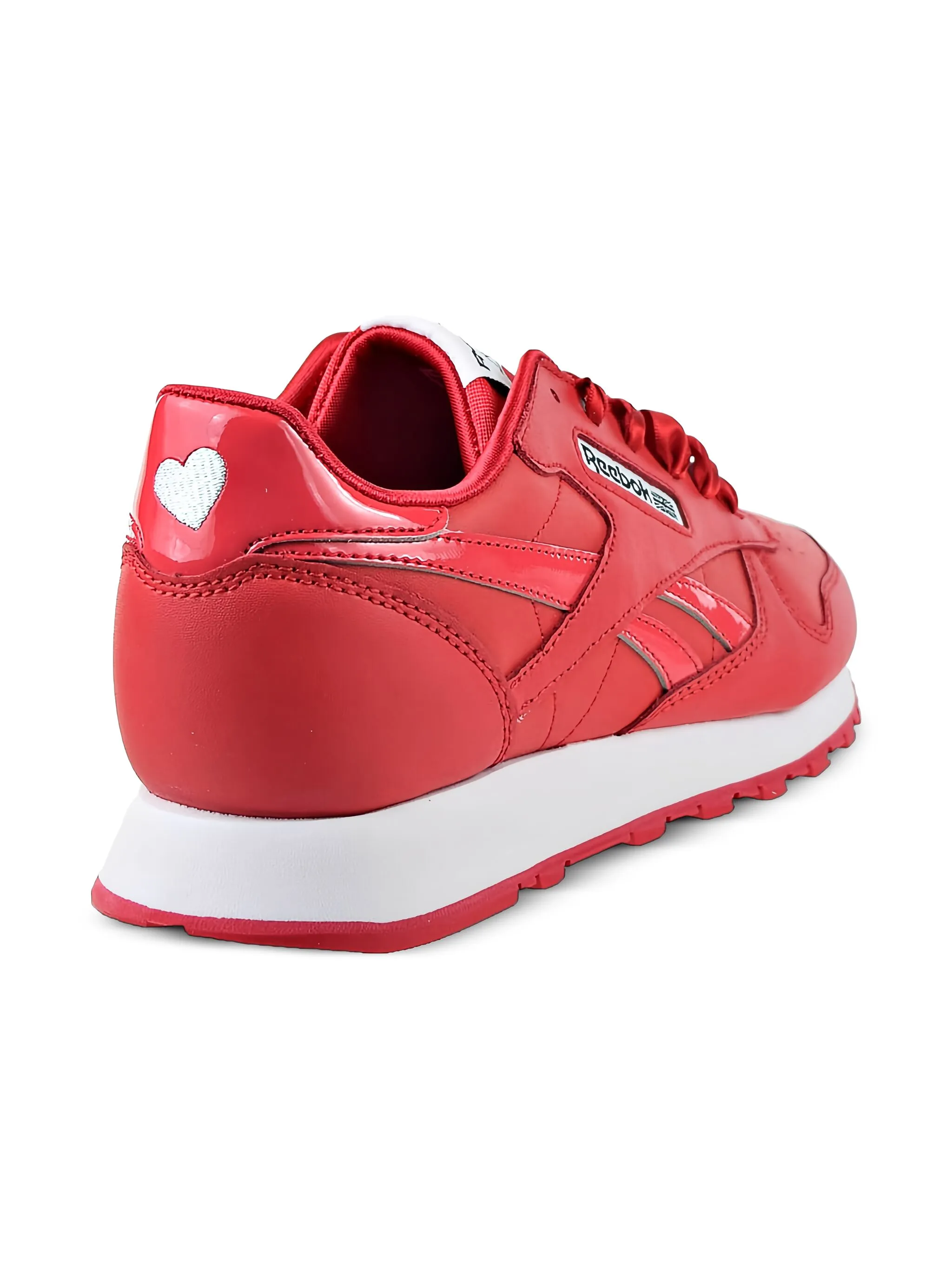 Кроссовки Classic Leather Vector Reebok Kids, красный — фото 2