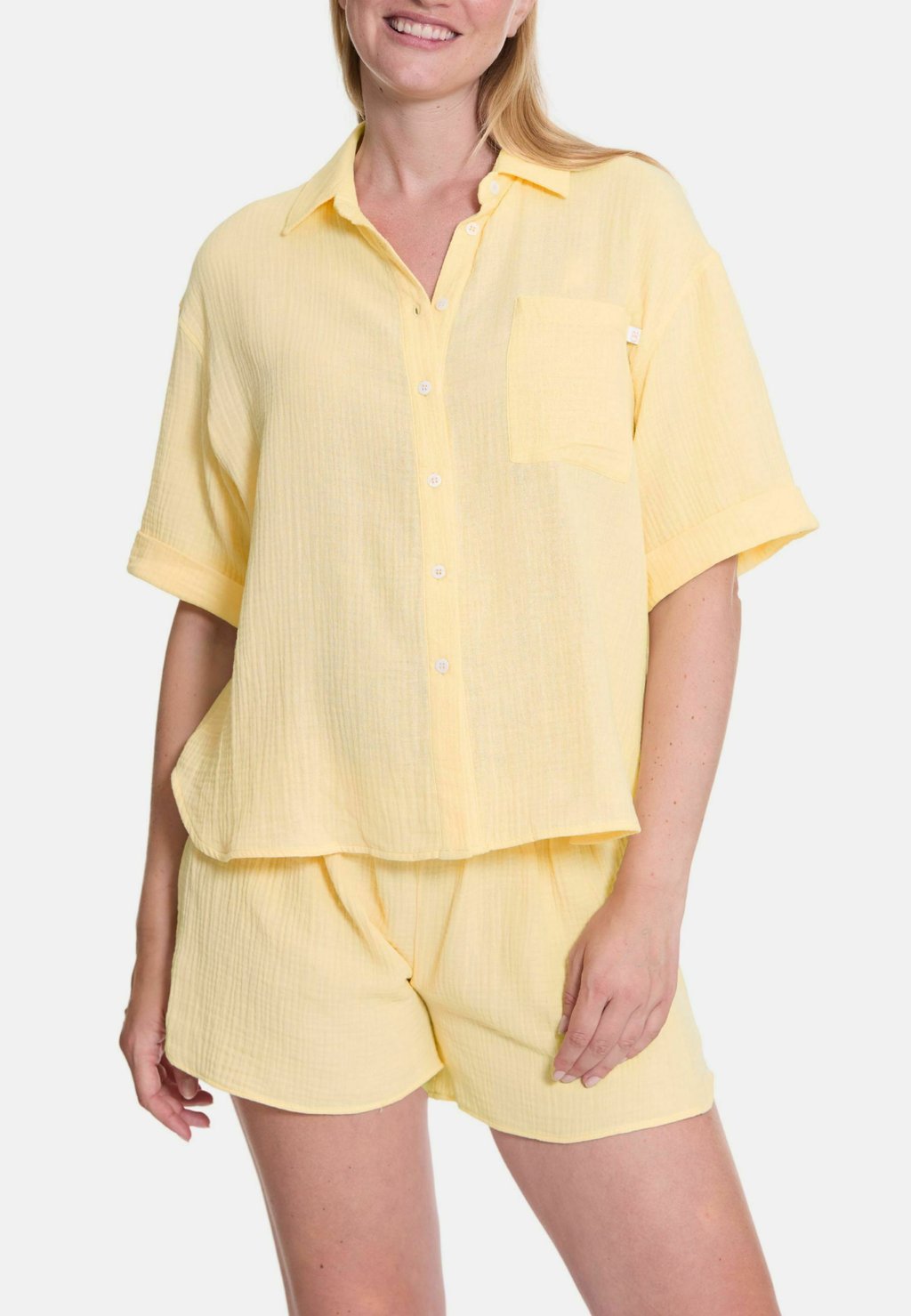 

Пижамный комплект MATERNITY AND NURSING ICE CREAM - Pyjamas Cache Coeur, желтый