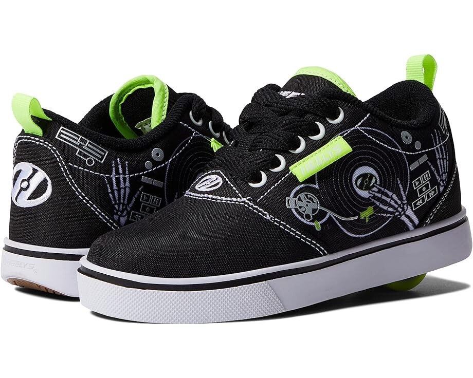 

Кроссовки Heelys Pro 20 Prints, цвет Black/White/Neon Yellow