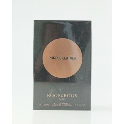 

Roos & Roos Paris Purple Leather Eau De Parfum 100ml Ovp #79-2-4