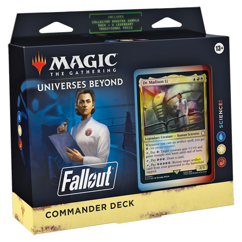 

Карточная игра Mtg: Fallout Commander Deck: Science! (Blue, White, Red)