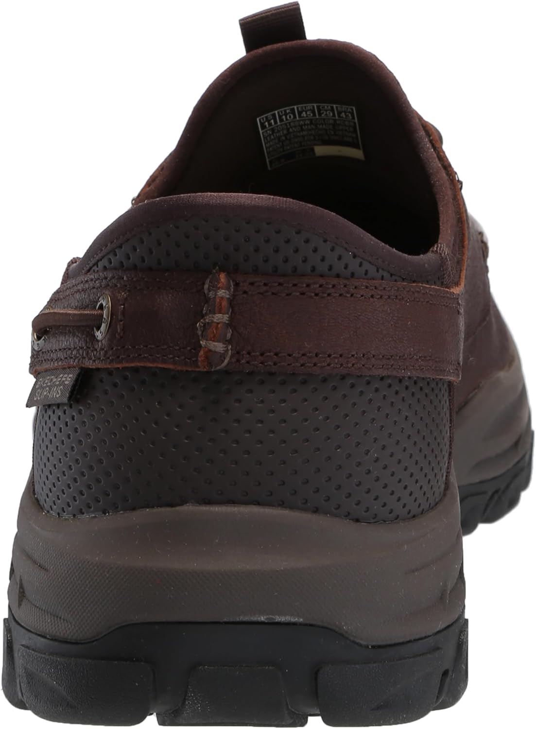 Мужские слипоны Skechers USA Knowlson - Shore Thing без шнурков, коричневый — фото 3
