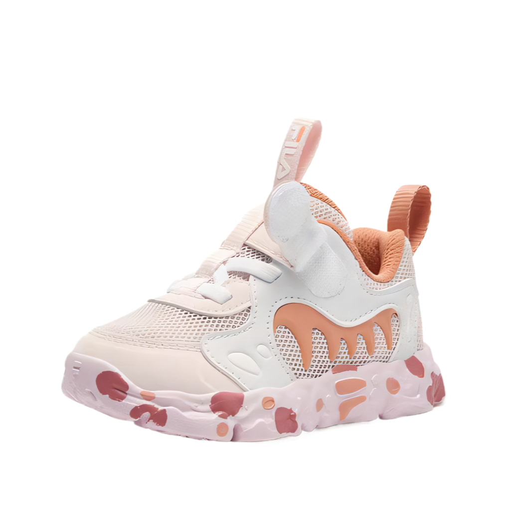 Кроссовки Fossil дышащие легкие с амортизацией низкие для малышей FILA KIDS, розовый — фото 3