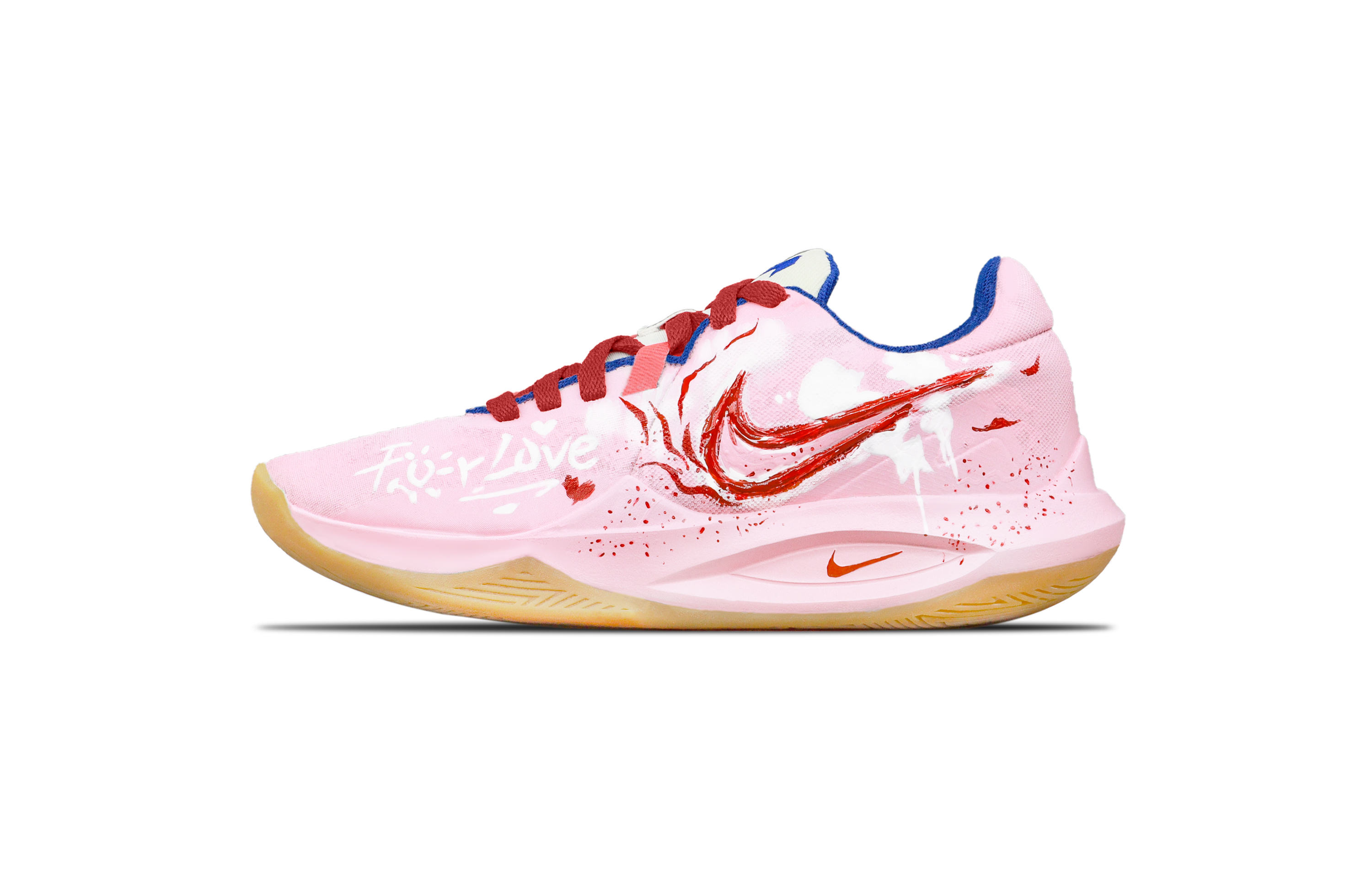

Nike Баскетбольные кроссовки Precision 6 Rose Love Cushioning с низким верхом, устойчивые к истиранию, дышащие, розовые, мужские