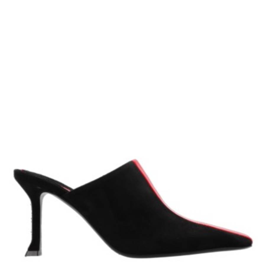 Ferragamo Женские черные мюли Sophye с графическим декором Salvatore Ferragamo