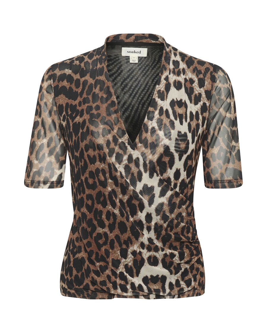 

Блуза SOAKED IN LUXURY Aldora, коричневый/шоколадный