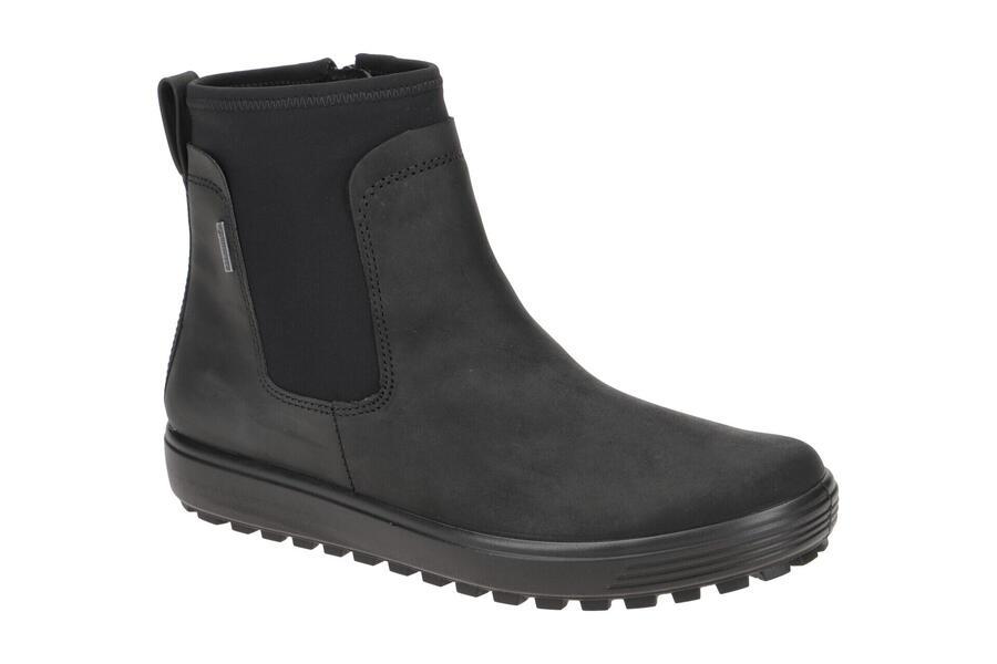Ботинки ecco SOFT 7 Tred черные GORE-TEX