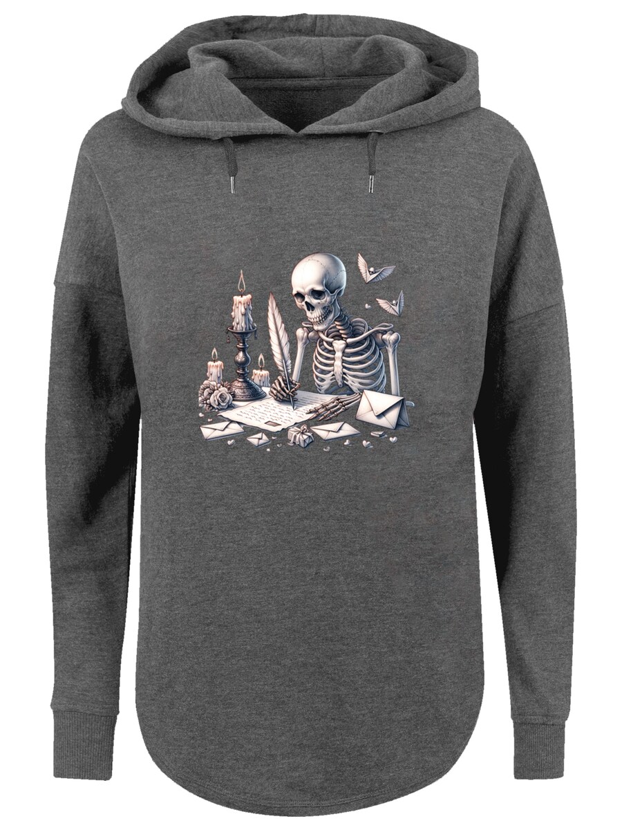 

Толстовка F4NT4STIC Skelett Liebesbrief Valentinstag, Dark grey