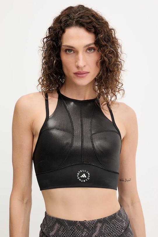 

Спортивный бюстгальтер TruePurpose Adidas By Stella Mccartney, черный