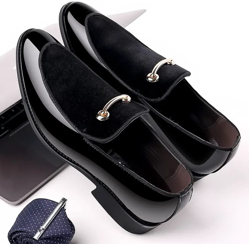Men's Fashionable Leather Shoes, Suede Finish Leather, Daily use, Party wear, Anti-Slip Durable, Available in Large Size Fusecottc, черный — фото 3