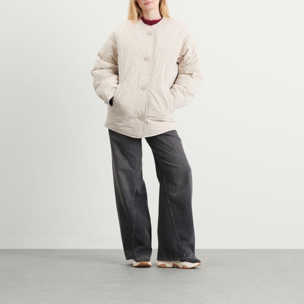 Étoile nesmae стеганая куртка Isabel Marant, экрю — фото 4