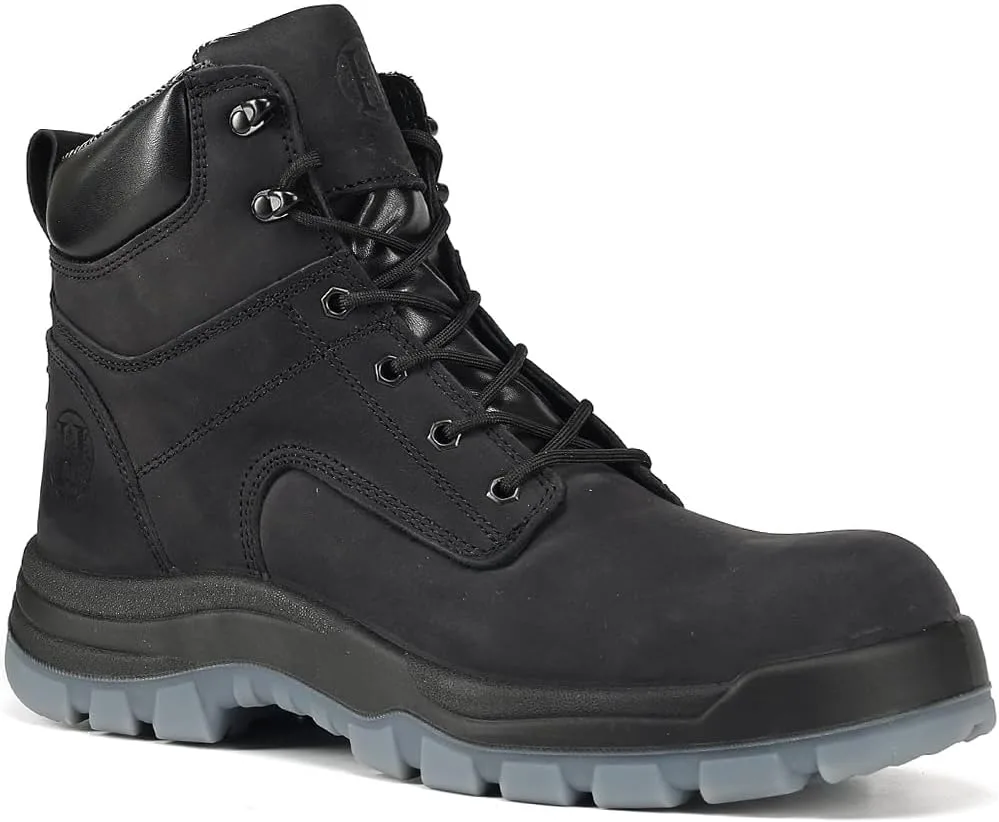 

Мужские рабочие ботинки CONRAD EH 6" с мягким/композитным носком, противоскользящие, водонепроницаемые, защитные от проколов, прочные и дышащие, черный