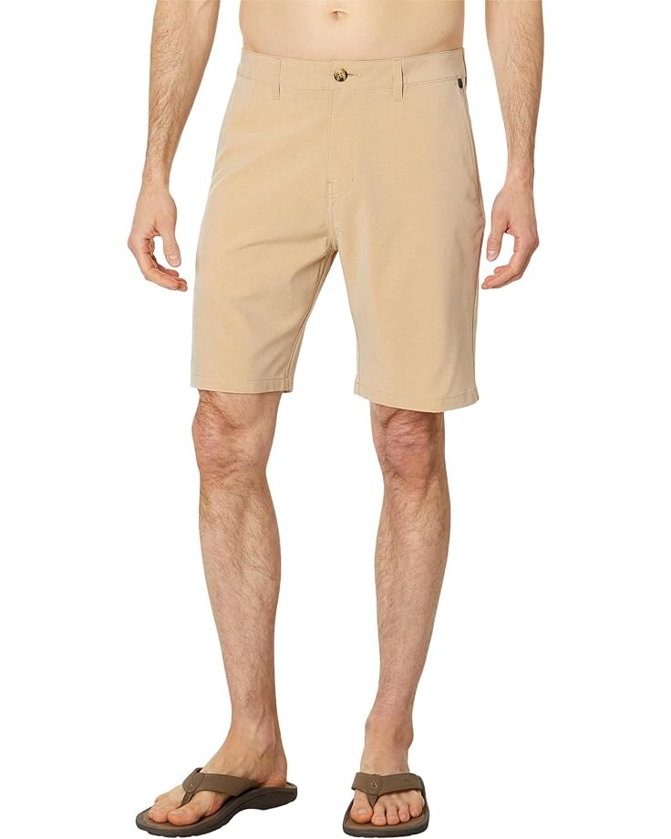 

Шорты Quiksilver 20" Union Heather Amphibian Shorts, хаки