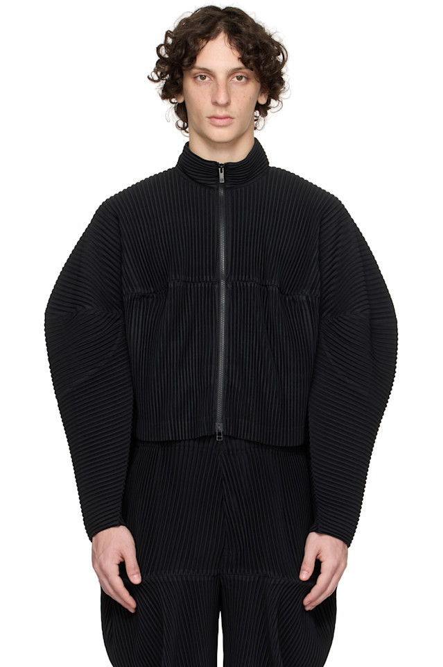 

Кинетическая скульптура-куртка Homme Plissé Issey Miyake, черный