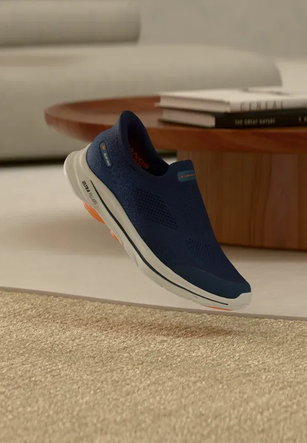Кроссовки Skechers Go walk 8, сине-оранжевый