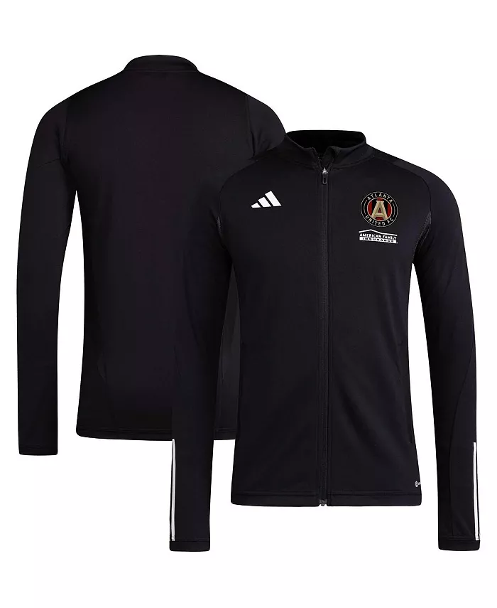 

Мужская черная тренировочная куртка Atlanta United FC 2023 On-Field AEROREADY с молнией adidas