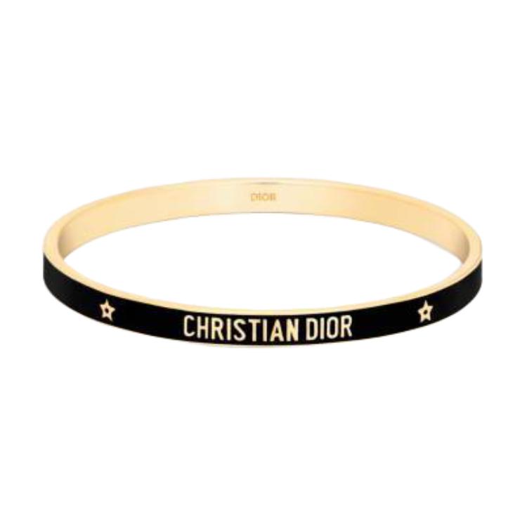 

Позолоченные металлические браслеты унисекс DIOR, черный