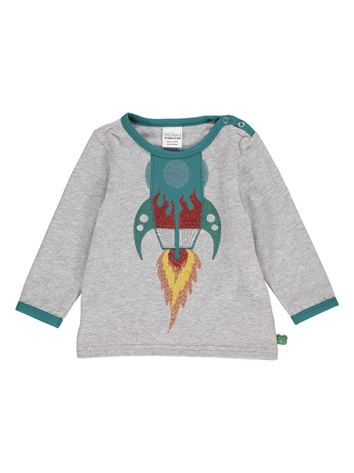 

Рубашка с длинным рукавом FredВґs World by GREEN COTTON, серый