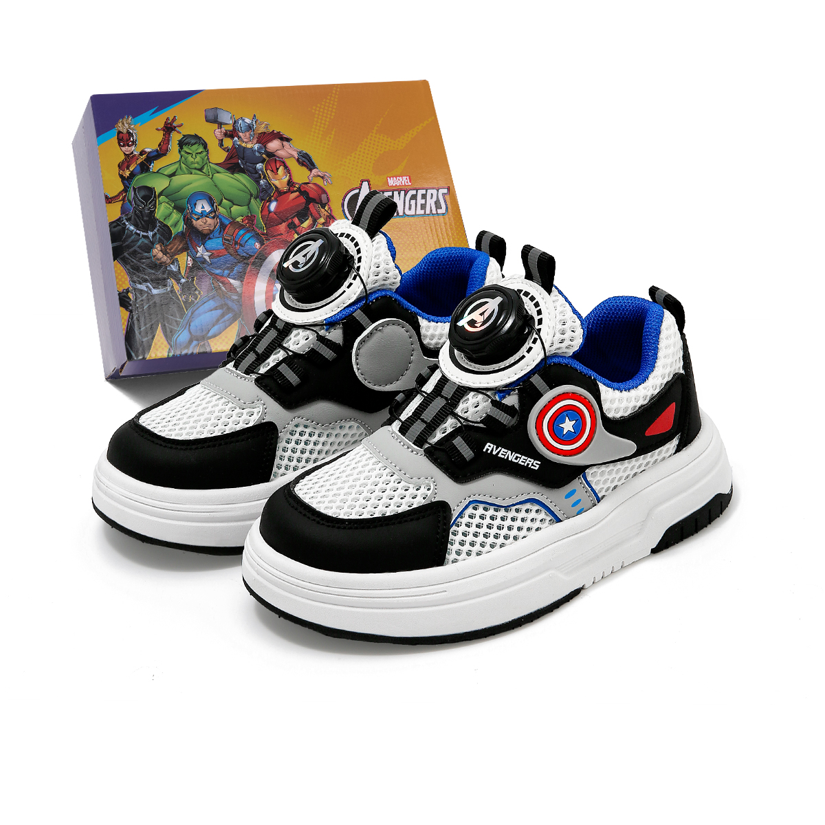 Кроссовки для скейтбординга The Avengers Collection детские Disney, черный — фото 2